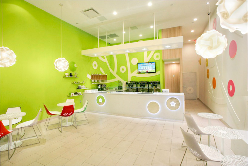 Frozen Yogurt Shop Interior Design