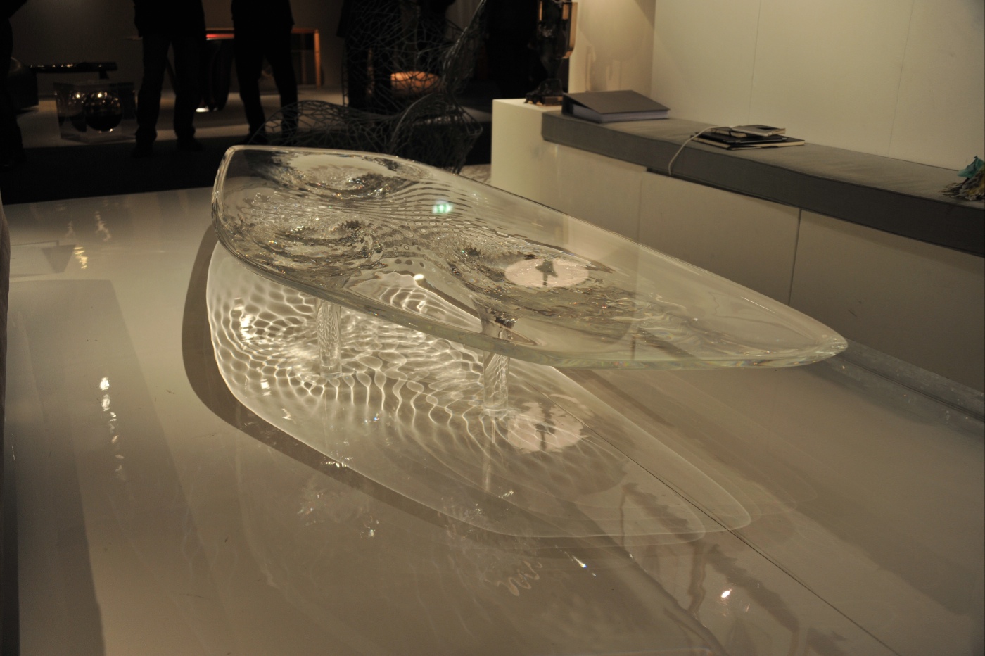 salami Application Erupt Liquid Glacial Table by Zaha Hadid Architects