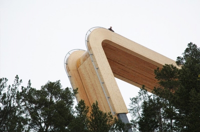 Aurland Lookout Saunders Architecture