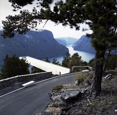Aurland Lookout Saunders Architecture