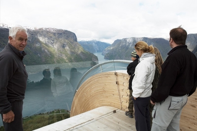 Aurland Lookout Saunders Architecture