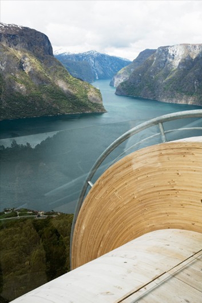 Aurland Lookout Saunders Architecture