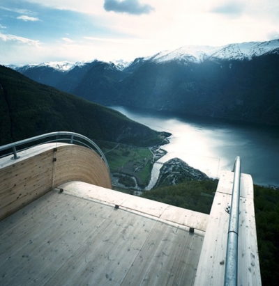 Aurland Lookout Saunders Architecture