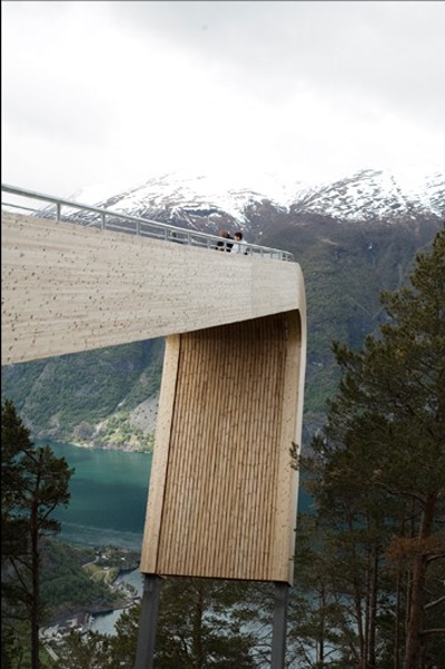 Aurland Lookout Saunders Architecture