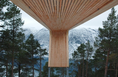 Aurland Lookout Saunders Architecture
