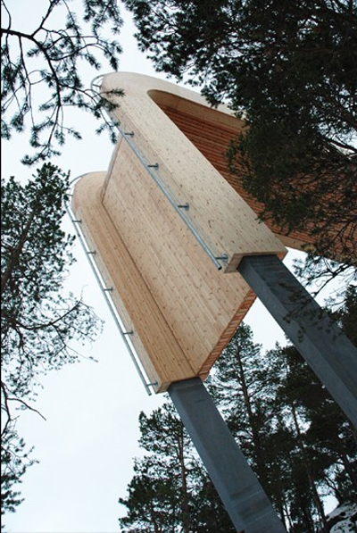 Aurland Lookout Saunders Architecture