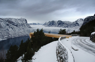 Aurland Lookout Saunders Architecture
