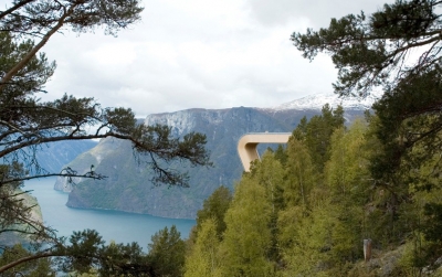 Aurland Lookout Saunders Architecture