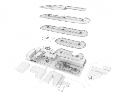 Collins Garage Zaha Hadid