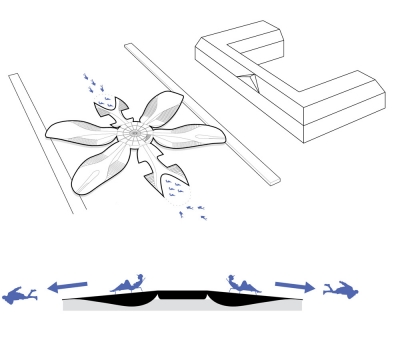 pedestrian bridge michael