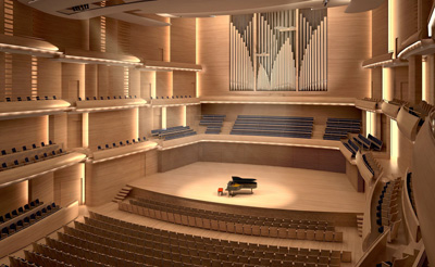 Concert Hall Gazette Diamon Schimitt Architects