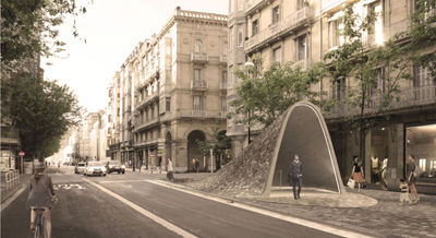 Subway Entrance BABELstudio