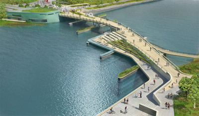 Cyclist Bridge inFORM Studio