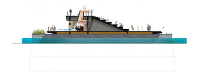 Cyclist Bridge inFORM Studio