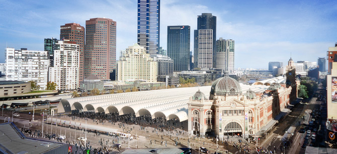 Flinders Station Herzog Meuron