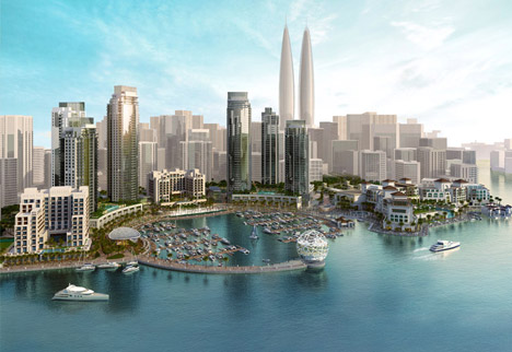 Dubai-Creek-Harbour-twin-towers-by-Emaar-Properties-and-Dubai-Holdings_archiscene_BN02