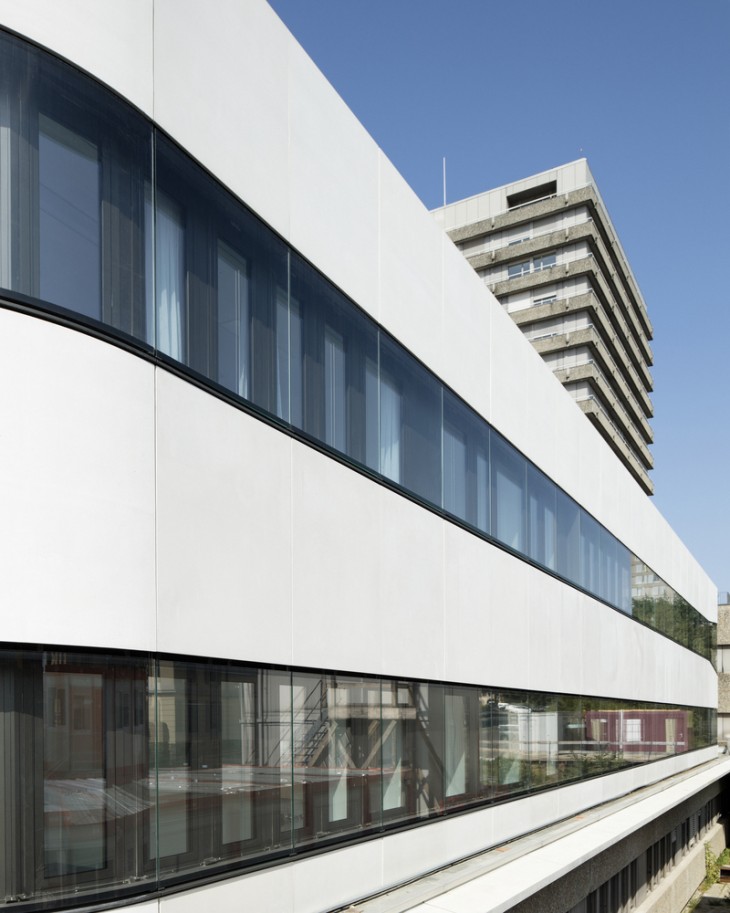 Prises de vue du nouveau centre d'oncologie, projet 299, août 2015