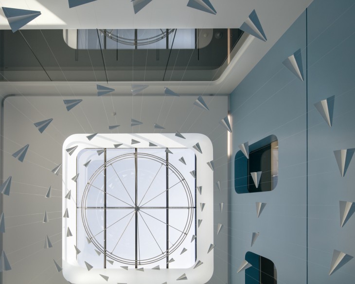 Prises de vue du nouveau centre d'oncologie, projet 299, août 2015