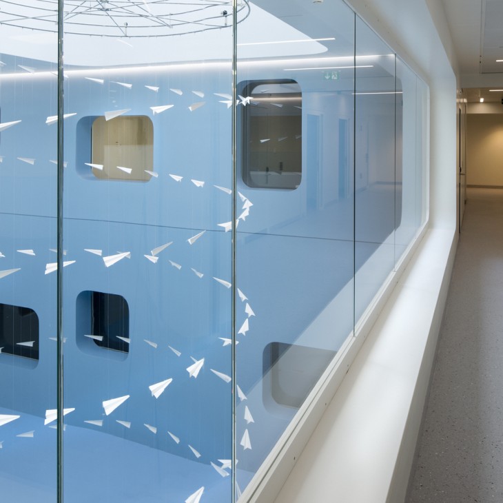 Prises de vue du nouveau centre d'oncologie, projet 299, août 2015