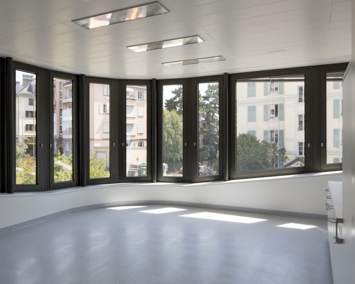 Prises de vue du nouveau centre d'oncologie, projet 299, août 2015
