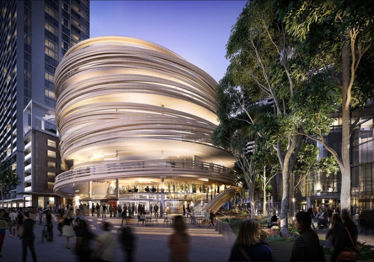 Sydney Civic and Creative Center by Kengo Kuma