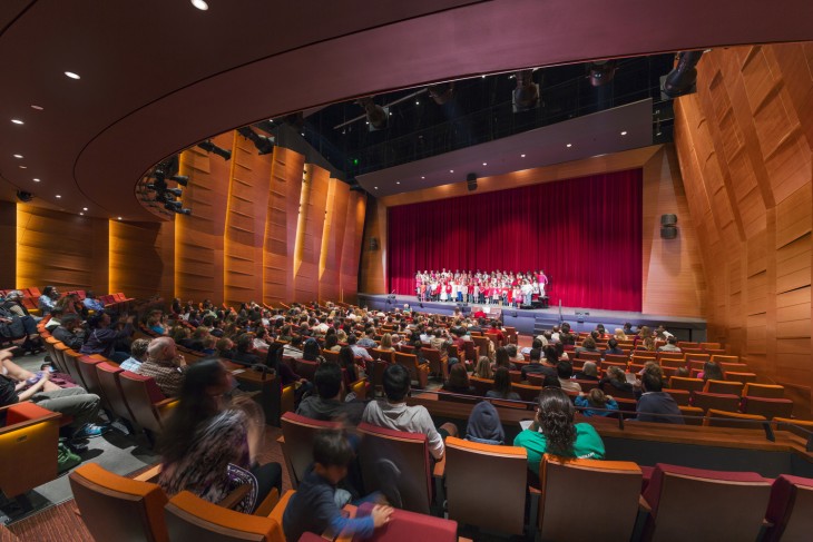 Greenhill School, Marshall Family Performing Arts Center, Location: Dallas TX, Architect: Weiss/Manfredi Architects