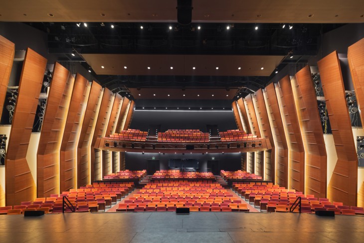 Greenhill School, Marshall Family Performing Arts Center, Location: Dallas TX, Architect: Weiss/Manfredi Architects