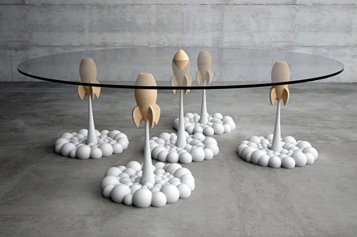 Rocket Coffee Table by Stelios Mousarris