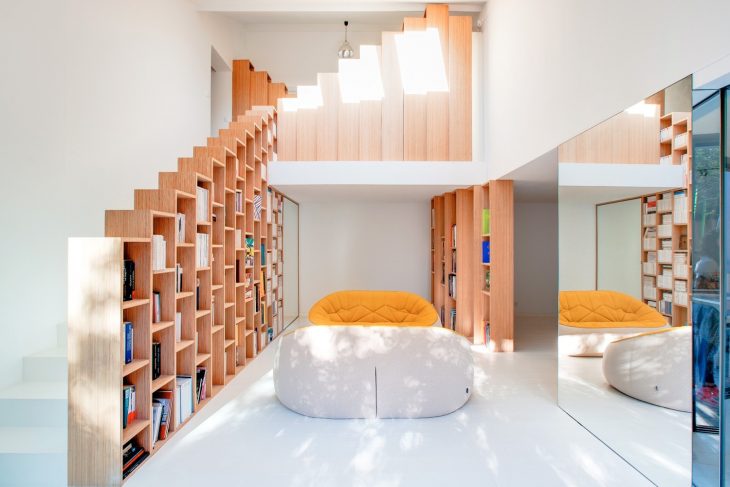 Bookshelf House by Andrea Mosca