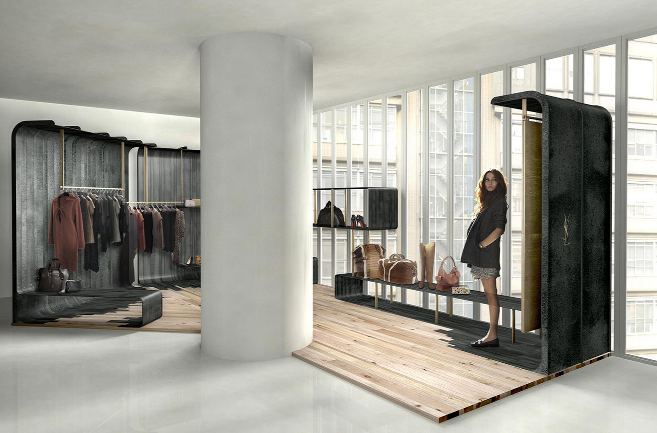 Yves Saint Laurent Store in London by Ciguë