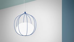 Hoop lamp by Front