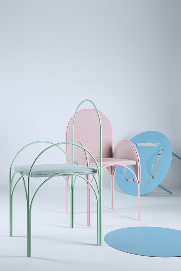 Hawa Beirut Furniture Collection By Richard Yasmine Archiscene Interior Architect And Designer Richard Yasmine Designed This Lightweight Pastel Hued Furniture Collection That References Elements Of Lebanese