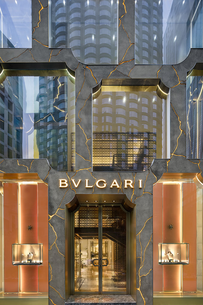 MVRDV completes the façade of the Bulgari flagship store in
