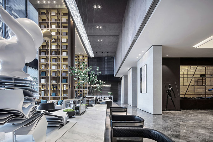 Xi'an VANKE • RUYUAN Sales Center by ONE-CU INTERIOR DESIGN LAB