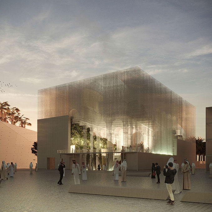 Italian Pavilion of Expo 2020 Dubai Project by Dodi Moss and Edoardo Tresoldi