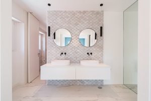 A House held by Shelves by blaanc borderless architecture