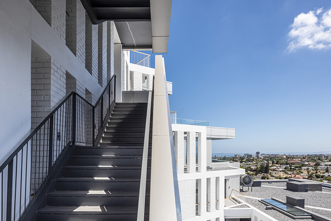 Axis - Sculpted Monolithic Apartment Block by dhk