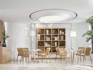 Beijing TRT Cuihe Healthcare Experience Center by AFFD Space Design Firm