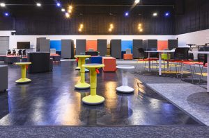 Cobus transforms Sports Hall into Student Study zone at Hartpury University