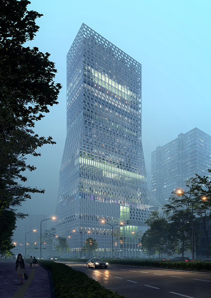 Futian Civic Culture Center by Mecanoo Architekten