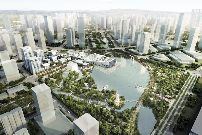 Hangzhou Yuhang Opera by Henning Larsen Architects