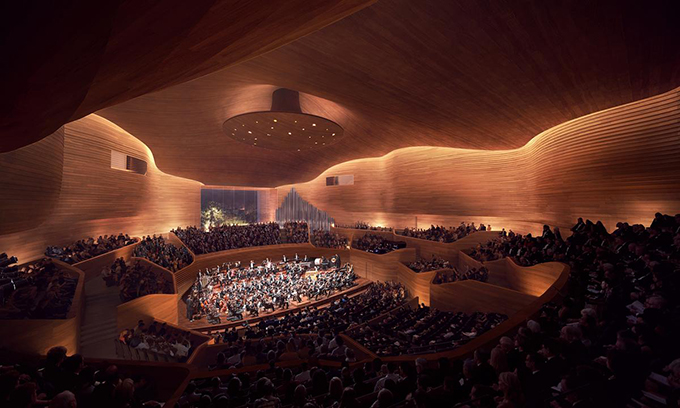 Ostrava Concert Hall by Henning Larsen Architects