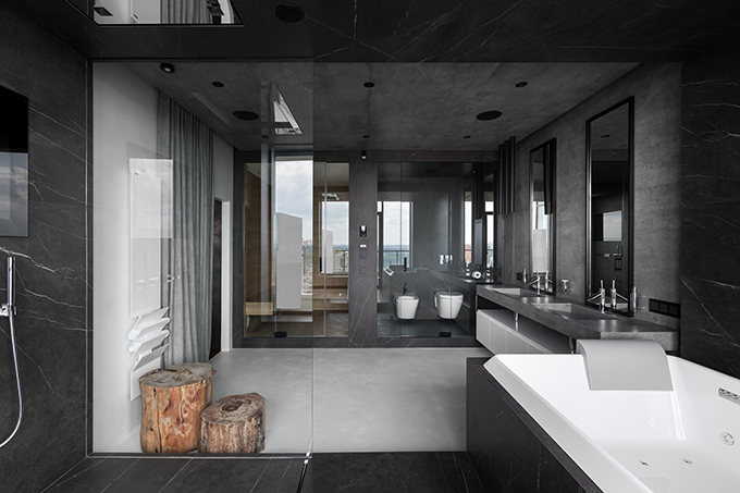 YOGO APARTMENT by Sergey Makhno Architects