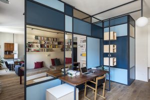 The writer’s machine Turin apartment rehabilitation by Studio Doppio
