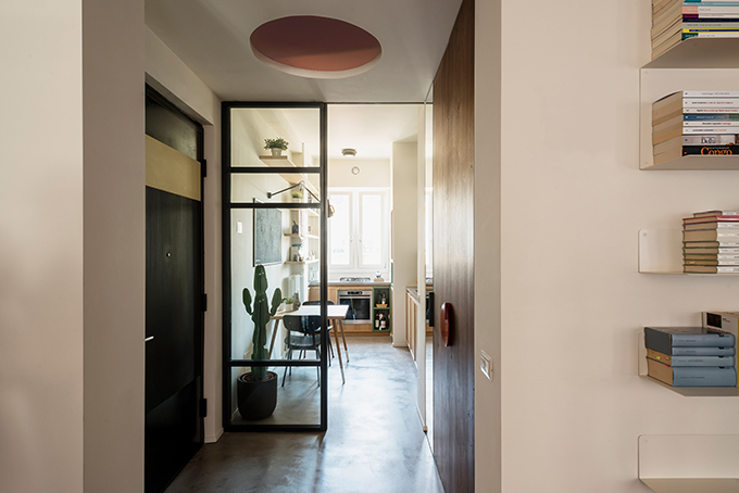 The writer’s machine Turin apartment rehabilitation by Studio Doppio