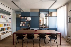 The writer’s machine Turin apartment rehabilitation by Studio Doppio