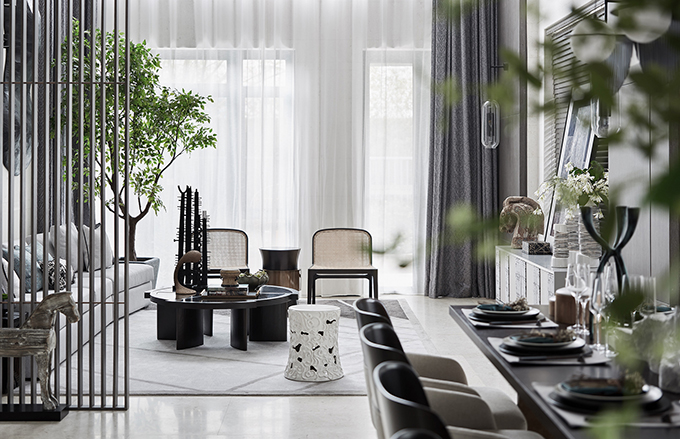 The Landscape Mansion Model Villa by ONE-CU