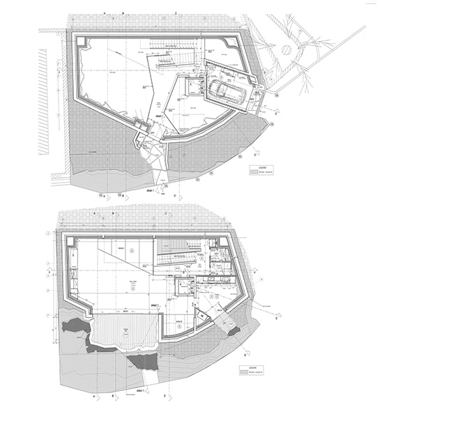 Villa Troglodyte by Jean-Pierre Lott Architecte
