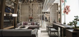 Fuzhou Taihe Qingyun Sales Center by Shanhejinyuan Art Design