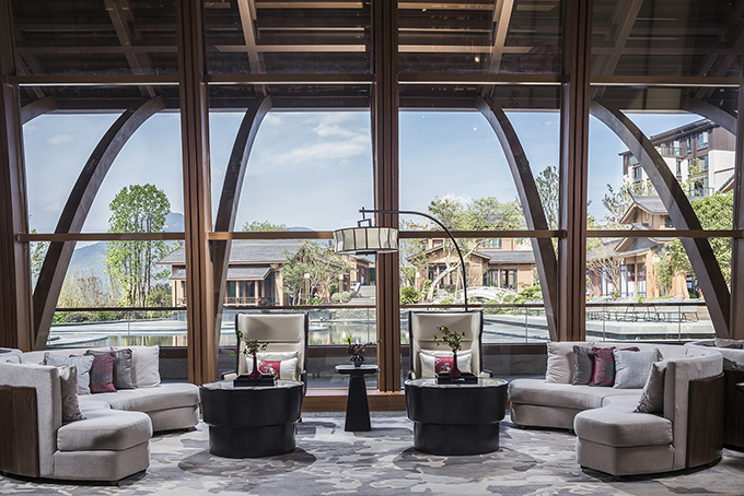 Fuzhou Taihe Qingyun Sales Center by Shanhejinyuan Art Design